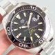 Swiss Grade TAG HEUER Aquaracer Calibre 5 Watch Fake Stainless Steel Black Ceramic (4)_th.jpg